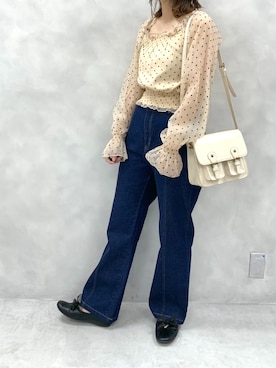 s13_oliveさん（レディース・158cm）の春コーディネート