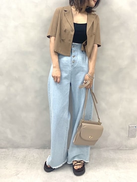 s13_oliveさん（レディース・158cm）の春コーディネート