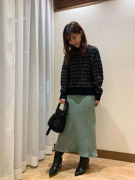 新谷さん(レディース・157cm)の秋コーディネート