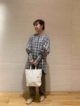 新谷さん(レディース・157cm)の冬コーディネート