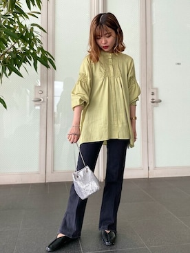 新谷さん(レディース・157cm)の秋コーディネート