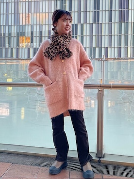 「SHIPS for women」｜新谷さん（レディース・157cm）の秋コーディネート