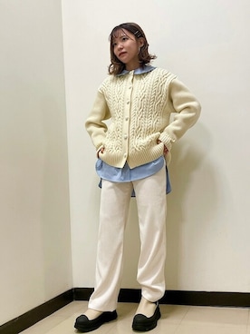 新谷さん（レディース・157cm）の冬コーディネート