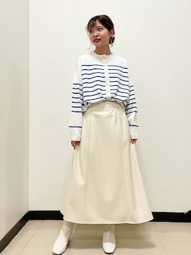 新谷さん（レディース・157cm）の冬コーディネート