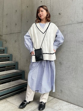 新谷さん(レディース・157cm)の冬コーディネート