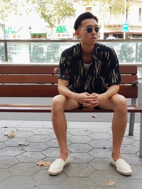 「Castaner（カスタニエール）のアイテム」を使った、Henryychさん（メンズ・183cm）の夏コーディネート