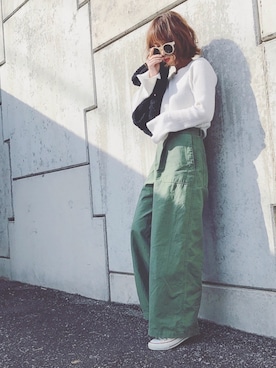 𝕞𝕚𝕪𝕒𝕓𝕚さん(レディース・152cm)の冬コーディネート
