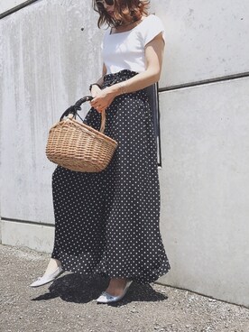 「Heather（ヘザー）のアイテム（リング）」を使った、𝕞𝕚𝕪𝕒𝕓𝕚さん（レディース・152cm）の夏コーディネート