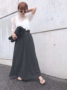 𝕞𝕚𝕪𝕒𝕓𝕚さん（レディース・152cm）の夏コーディネート