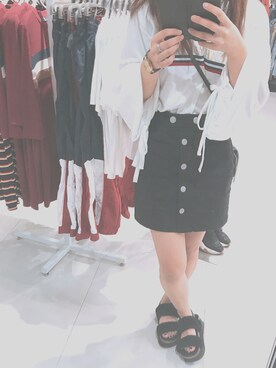 「H&M（エイチ・アンド・エム）のアイテム（腕時計）」を使った、o м i оさん（レディース・162cm）の秋コーディネート
