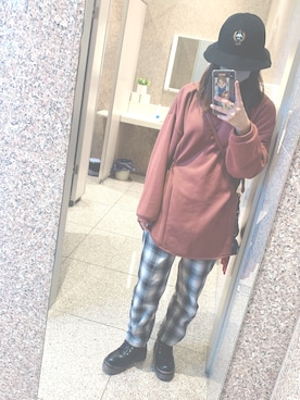 シェフパンツ(チェック3)+Eを使ったレディース人気ファッション ...