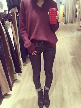 ヨシカワさん（レディース・150cm）の冬コーディネート