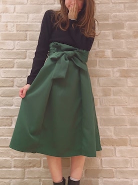 「モノトーン派？カラーコーデ派？」｜ヨシカワさん（レディース・150cm）の冬コーディネート