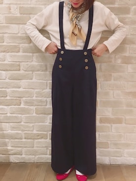 「アースミュージック＆エコロジー」｜ヨシカワさん（レディース・150cm）の春コーディネート