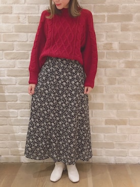 ヨシカワさん（レディース・150cm）の冬コーディネート