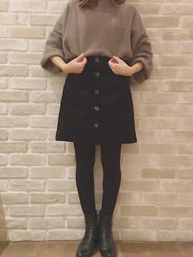 ヨシカワさん（レディース・150cm）の冬コーディネート