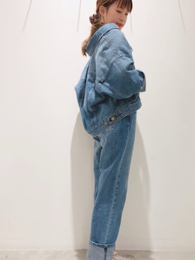 「アイテム（ブルゾン）」を使った、ヨシカワさん（レディース・150cm・30代）の秋コーディネート
