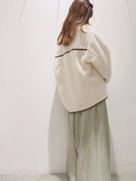 「アイテム（ブルゾン）」を使った、ヨシカワさん（レディース・150cm・30代）の秋コーディネート