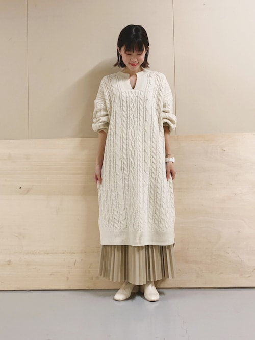 Earth Music Ecologyヨシカワさんのワンピースを使ったコーディネート Zozotown