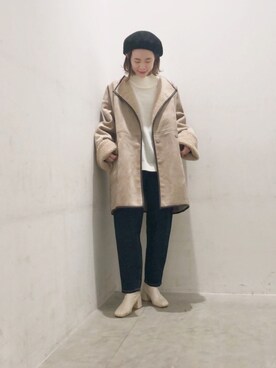 ヨシカワさん（レディース・150cm）の冬コーディネート