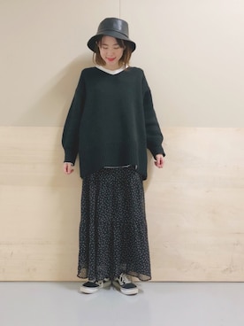 ヨシカワさん（レディース・150cm）の冬コーディネート