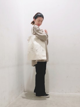 「ぷーさん」｜ヨシカワさん（レディース・150cm）の冬コーディネート