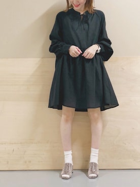 「ミニワンピ」｜ヨシカワさん（レディース・150cm）の夏コーディネート