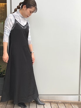 「Lattice（Lattice）のアイテム（アクセサリー）」を使った、rihoさん（レディース・153cm）の秋コーディネート