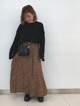 rihoさん（レディース・153cm）の冬コーディネート