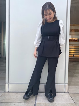 rihoさん（レディース・153cm）の冬コーディネート