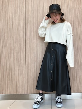 rihoさん（レディース・153cm）の冬コーディネート