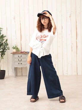 ピタちゃんさん（レディース・152cm）の夏コーディネート