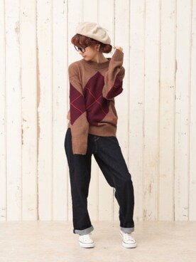 ピタちゃんさん（レディース・152cm）の秋コーディネート