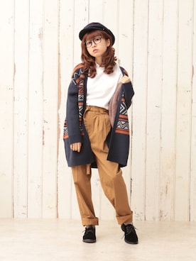 ピタちゃんさん（レディース・152cm）の冬コーディネート