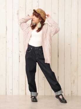 ピタちゃんさん（レディース・152cm）の冬コーディネート