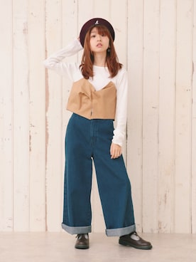 ピタちゃんさん（レディース・152cm）の春コーディネート