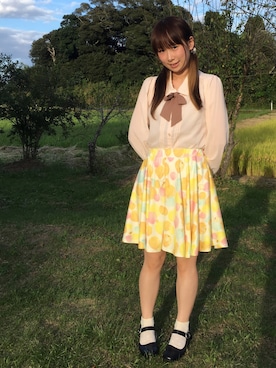 「キュロット」｜「アイテム（その他シューズ）」を使った、鈴木りぇさん（レディース・156cm）の秋コーディネート