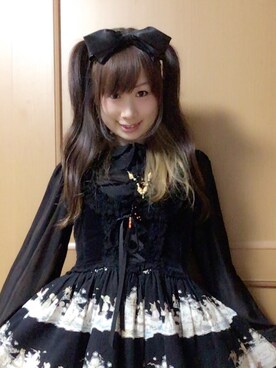 「Kawaii」｜「アイテム（ワンピース/ドレス）」を使った、鈴木りぇさん（レディース・156cm）の秋コーディネート
