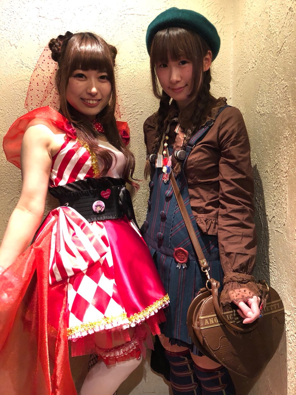 「ライブ、ライブスタイル、ロリータファッション、ロリータ、ロリィタ、かわいい、アイドル、おんなのこ、お洒落さんとつながりたい、友達」｜「Angelic Prettyのアイテム（サロペット/オーバーオール、グリーン系）」を使った、鈴木りぇさん（レディース・156cm）の春コーディネートの1枚目の写真