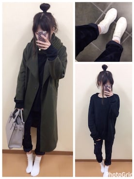 mik_.さん（レディース・162cm）の冬コーディネート