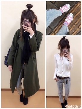 mik_.さん（レディース・162cm）の冬コーディネート