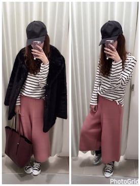 mik_.さん（レディース・162cm）の冬コーディネート