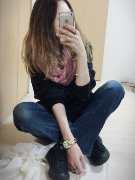 mik_.さん(レディース・162cm)の冬コーディネート