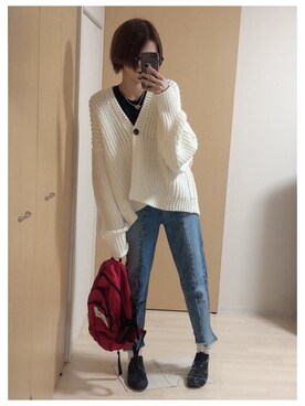 mik_.さん(レディース・162cm)の冬コーディネート