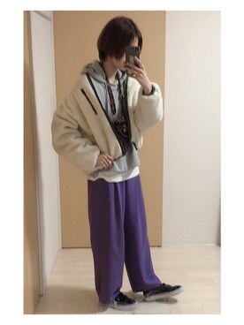 mik_.さん（レディース・162cm）の冬コーディネート