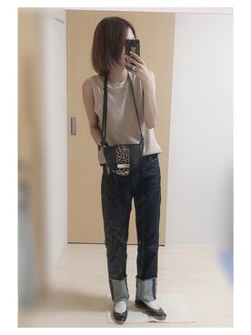 「LAURA DI MAGGIO（ローラディマッジオ）のアイテム」を使った、mik_.さん（レディース・162cm）の夏コーディネート