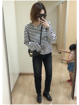 「LAURA DI MAGGIO（ローラディマッジオ）のアイテム」を使った、mik_.さん（レディース・162cm）の夏コーディネート