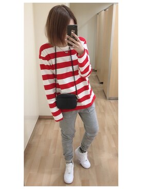 「Marc by Marc Jacobs（マークバイマークジェイコブス）のアイテム（アナログ腕時計）」を使った、mik_.さん（レディース・162cm）の夏コーディネート