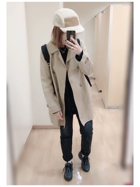 「Marc by Marc Jacobs（マークバイマークジェイコブス）のアイテム（アナログ腕時計）」を使った、mik_.さん（レディース・162cm）の秋コーディネート