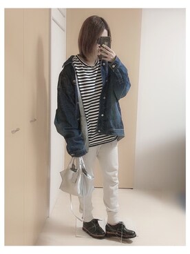 「Marc by Marc Jacobs（マークバイマークジェイコブス）のアイテム（アナログ腕時計）」を使った、mik_.さん（レディース・162cm）の秋コーディネート